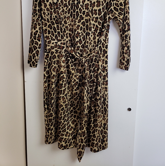 Leapoard Print Dress - Picture 3 of 7